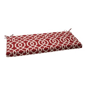 Geometric Outdoor Bench Cushion - Pillow Perfect - 1 of 4