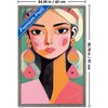 Trends International Reinders: Portraits - Vibrant Woman II Framed Wall Poster Prints - 3 of 4