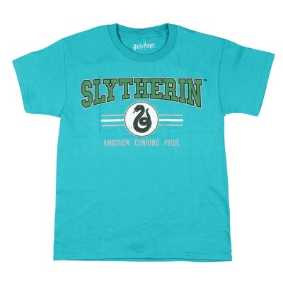 Seven Times Six Harry Potter T-Shirt Boy's Slytherin Snake Design Short Sleeve Tee