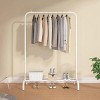 Racxily 33lbs Loading Garment Racks Freestanding Clothing Racks,  Clothes Rack Stands Organizer with Bottom Shelf for Dormitory Home - 2 of 4