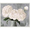 Amanti Art White Blooms in Gray Vase II by Victoria Borges Framed Canvas Wall Art Print - 4 of 4