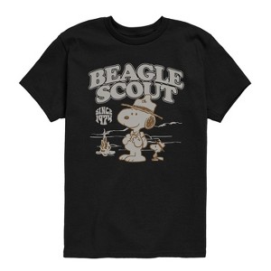 Boys' - Peanuts - Scout Fire Short Sleeve Graphic T-Shirt - 1 of 4