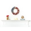 C&F Home 17" 4th of July Red White and Blue Flag Americana Patriotic Wreath Decoration - 3 of 4