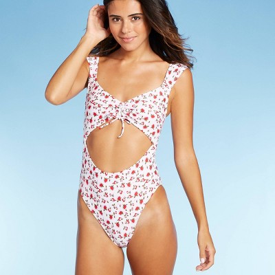 floral one piece