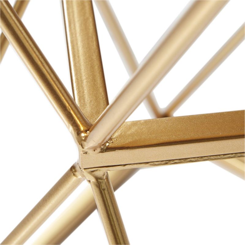 Glam Geometric Mirrored Accent Table Gold - Olivia &#38; May, 5 of 11