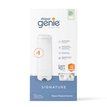 Diaper Genie Signature Pail With Starter Refill - 9 Bags