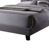 Royal Hampton Contemporary Style Upholstered Queen Bed, Grey - 3 of 4