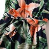PATPAT Family Matching Mommy and Me Floral  Strap Midi Dresses and Splicing Short-sleeve T-shirts Sets - 4 of 4