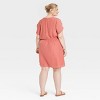 Women's Tie-Front Flutter Short Sleeve Mini A-Line Dress - Universal Thread™ - 2 of 3