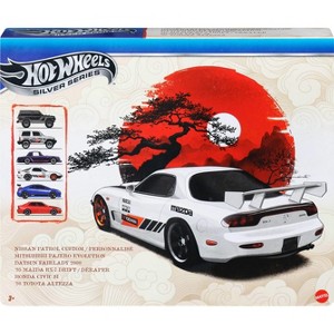 Hot WheelsHot Wheels 1:64 Scale Die-Cast Toy Cars, Set of 6
