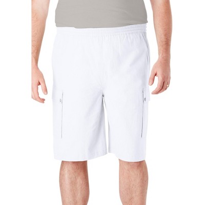 KingSize Men's Big & Tall Full Elastic Waist Gauze Cargo Shorts