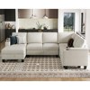 Belffin Chenille L-Shaped 6-Seater Modular Sectional - Convertible Sofa with Hidden Storage & Tool-Free Assembly - 2 of 4