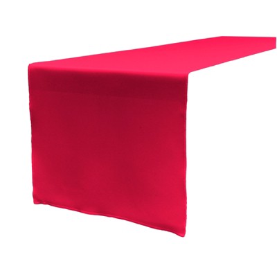 Slickblue 14"x108" Linen-Look Table Runner – Polyester Poplin, Wrinkle-Resistant, Serged Edge Finish, 41 Color Options