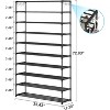 Tribesigns 10 Tiers Shoe Rack Shelf - 3 of 4