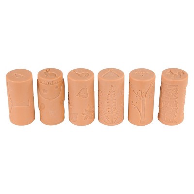 Yellow Door Forest Friends Dough Rollers - Set of 6