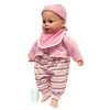 Baby's First So Big Doll - 19" Striped Pajamas with 3pc Care Accessories, 2+ - 4 of 4