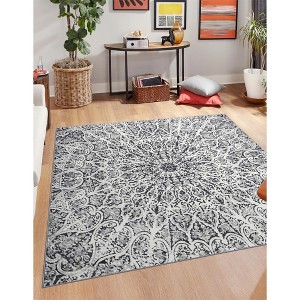 Unique Loom Sofia Grace Geometric Indoor Woven Area Rug - 1 of 4