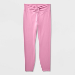 Women's Everyday Soft High-Rise 7/8 Ruched Leggings - All In Motion™ - 1 of 2