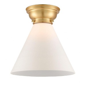 Cone - 1 Light Flush Mount In Industrial Style-11.4 Inches Tall and 12 Inches Wide - 1 of 1