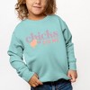 The Juniper Shop Chicks Dig Me Toddler Graphic Sweatshirt - 2 of 2