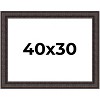PosterPalooza | 3.5" Wide Ornate Brown Picture Frame - UV Acrylic, Backing Board, Hanging Hardware Included - 2 of 4