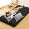 Solid Floor Futon Mattress, 3-Inch Roll-Up Japanese Futon Mattress Floor Sleeping Mat for Adults, Dorm, Apartment, Bedroom, Living Room - 2 of 4