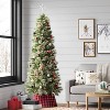 7.5' Pre-Lit Slim Virginia Pine Artificial Christmas Tree Clear Lights - Wondershop™ - image 2 of 4