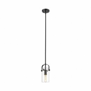 Pilaster II Cylinder - 1 Light Pendant In Contemporary Style-9.5 Inches Tall and 5 Inches Wide - 1 of 1