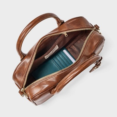 Universal Thread Small Satchel Handbag - Universal Thread™ Brown — фото 4