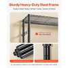 VEVOR Clothing Garment Rack, Heavy Duty Clothes Rack, Freestanding Clothes Racks with Steel Frame, 800 lbs Load Capacity with Storage Shelves,Black - 4 of 4