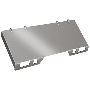 Thick Quick Tach Cut Out Mount Plate, Steel Skid Steer Quick Tach Attachment Adapter Plate Compatible with Bobcat, Kubota Tractors - 1 of 4