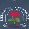 Women's - Disney - Like A Rose, I Stand Tall Fitted Graphic T-Shirt - 2 of 3
