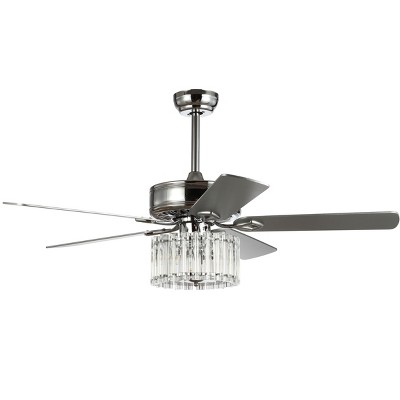 Dresher Ceiling Light Fan - Chrome - Safavieh