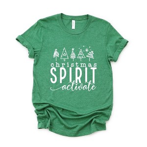 Simply Sage Market Women's Christmas Spirit Activate Short Sleeve Graphic Tee - 1 of 4