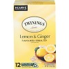 Twinings Lemon and Ginger Herbal Tea - Case of 2 - 12 pods - 2 of 3