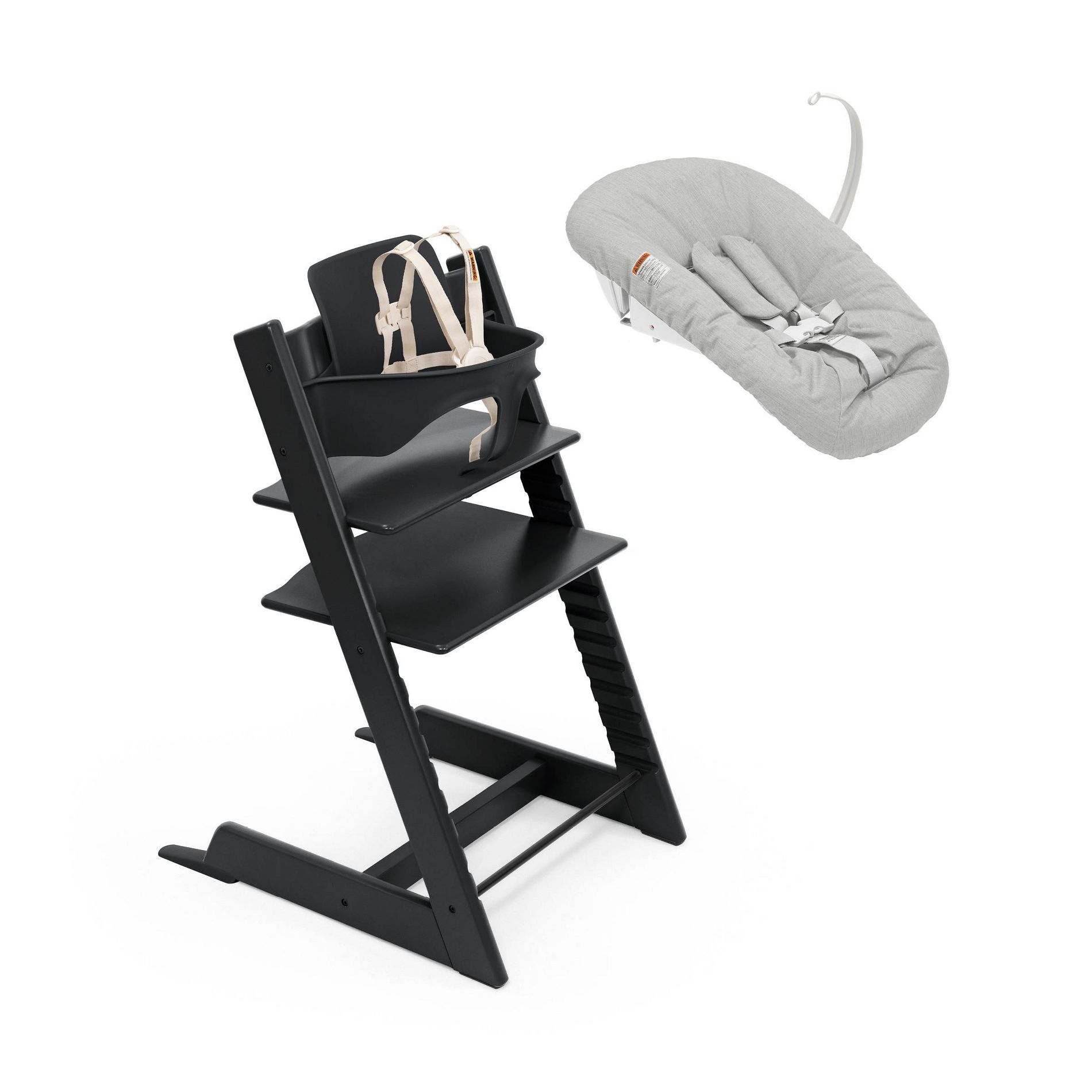 Stokke Tripp Trapp High Chair 2 with Adjustable Newborn Set & Baby Set
