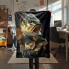 Largemouth Bass Fish Design Flannel Fleece Throw Blanket, All Season Soft Polyester Couch and Car Nap Accessory, Christmas Gift. - 3 of 4
