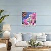 Stupell Industries Beach Chair Meetup in Pink Canvas Art - 3 of 4