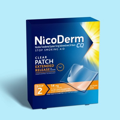 NicoDerm CQ Stop Smoking Aid Clear Patches Step 2 - 14ct_6