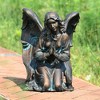 SPI Home Thoughtful Angel Garden Sculpture – 18.5" Resin Statue with Serene Pose for Outdoor Memorial or Spiritual Decor - 4 of 4
