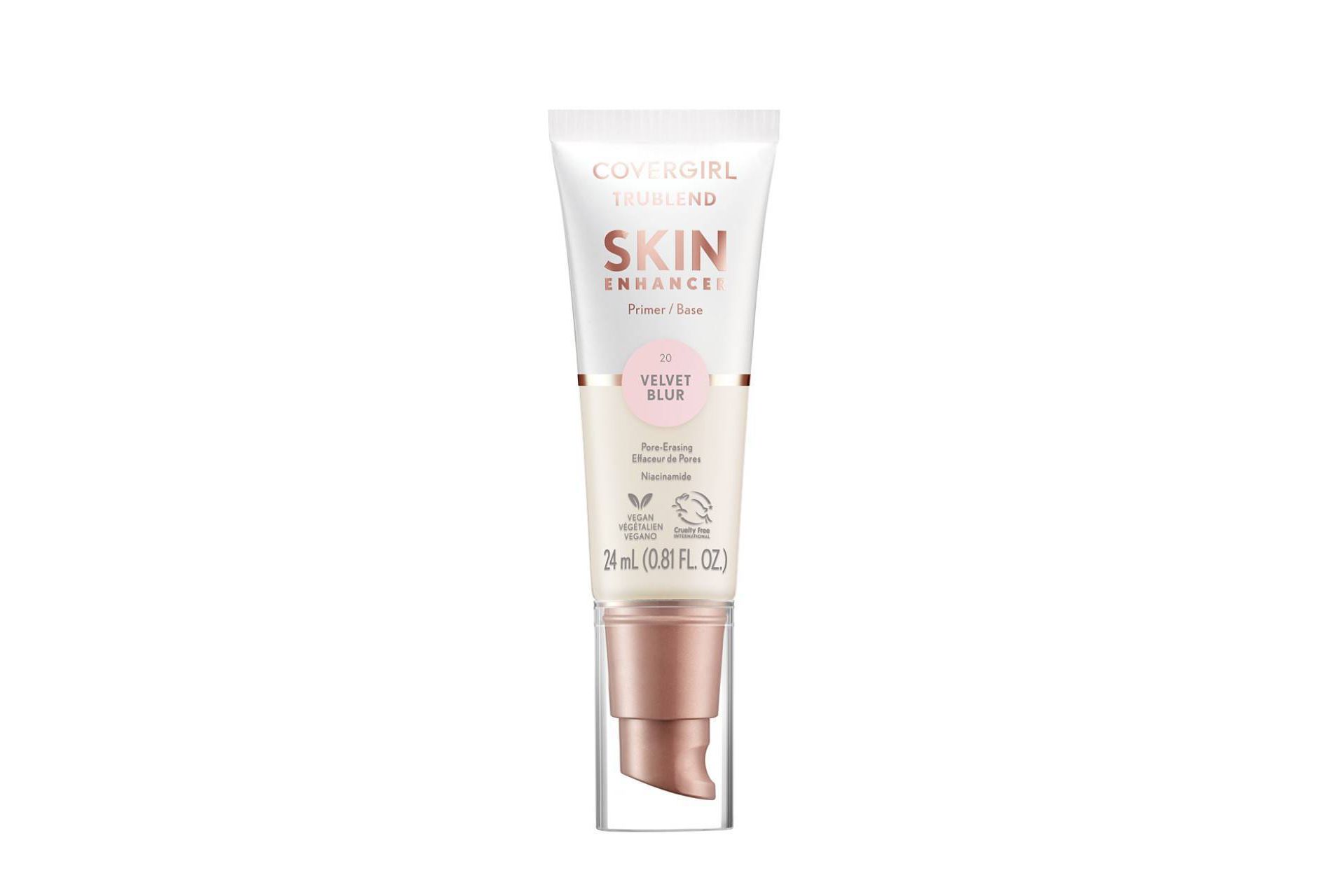 COVERGIRL TruBlend Skin Enhancer Primer - Velvet Blur - 0.81 fl oz: Liquid Form, For Normal, Oily, Combination, Dry Skin