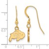 Black Bow Jewelry 14k Yellow Gold Plated Sterling Silver Colorado Buffalos NCAA Dangle Earrings - 2 of 3