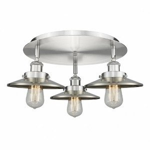 Ballston Urban - 3 Light Flush Mount In Industrial Style-5.5 Inches Tall and 19.75 Inches Wide - 1 of 1