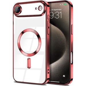 Entronix [Magnetic] Case Compatible with iPhone 17 Air - [Clear Back] Luxury Glossy Cover - 1 of 4