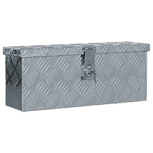 vidaXL Aluminum Box 19.1"x5.5"x7.9" Silver - 1 of 4