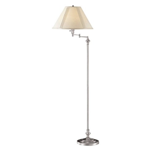 47-63 in. Floor Lamp with Swing Arm