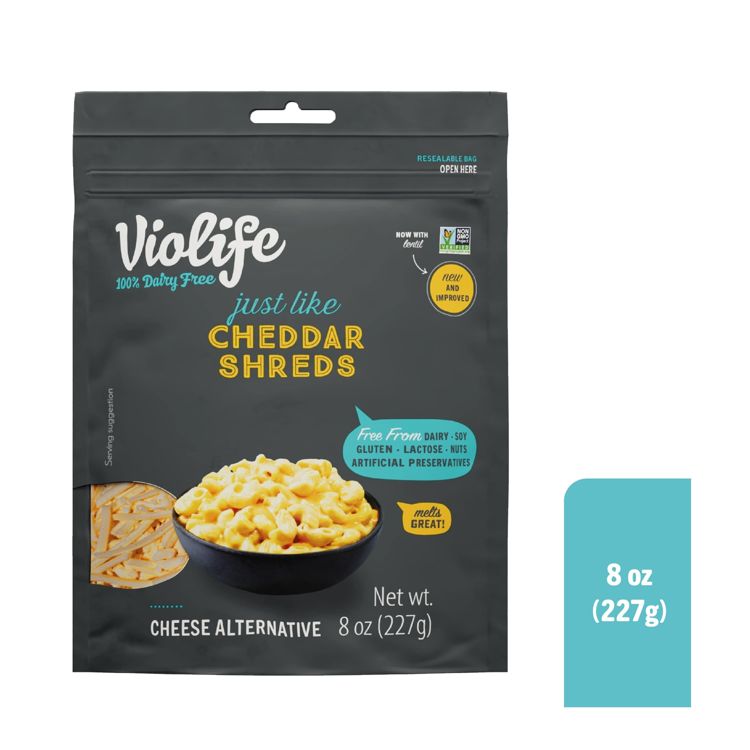 Violife Just Like Cheddar Shreds Vegan Cheese Alternative - 8oz, 1 of 6