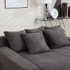CENGHU Chenille 2-seater Lazy Sofa Bed, Comfy Sofa- Deep Seat Couch, Sleeper Sofa - 4 of 4