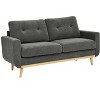 TiramisuBest 79" Wide Corduroy Comfort Sofa - 3 of 4