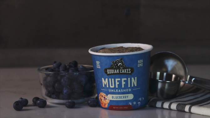 Kodiak Cakes Protein-Packed Single-Serve Muffin Cup Chocolate Chip - 2.36oz, 2 of 8, play video